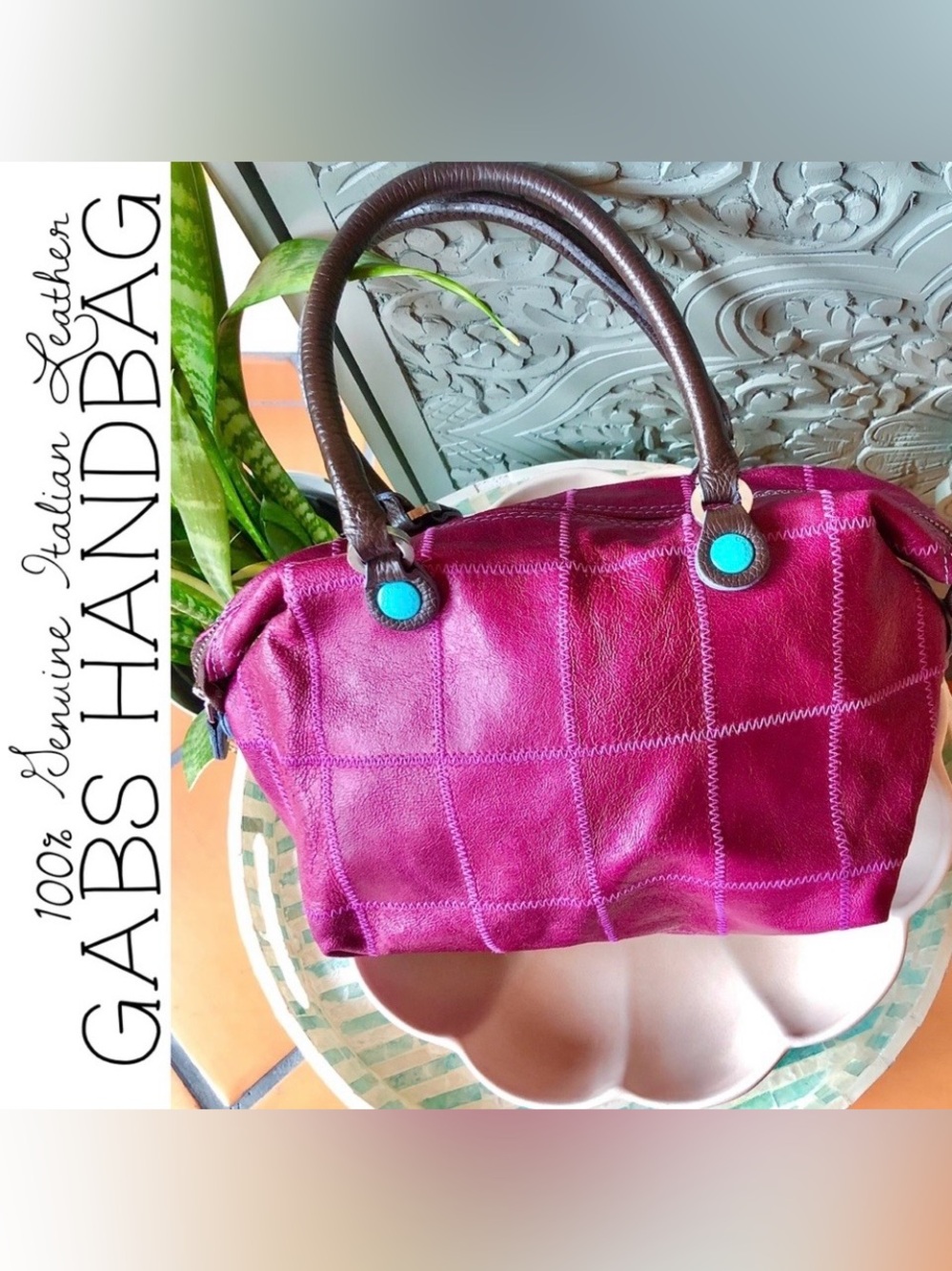 Gabs Italian Leather Adjustable Handbag
